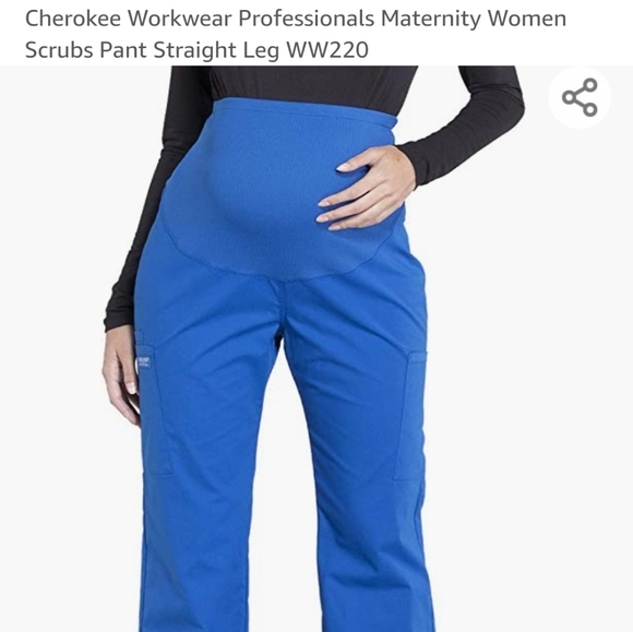 Cherokee Pants & Jumpsuits Cherokee Maternity Scrub Pants Royal Blue Poshmark
